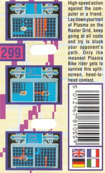Raster Runner (UK) (1990) box cover back